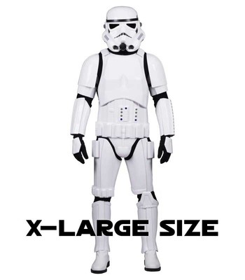 Stormtrooper Costume Fully Strapped with Soft Parts, Neck Seal, Bodysuit, Gloves