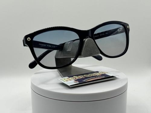 Vintage Eyeglasses NOS Cat Eye Blue/Grey Fade Navy Blue Frame Coach 6095 Y2K - Picture 2 of 10