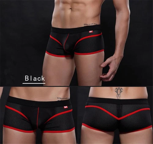 NUEVO Hombre Calzoncillos Boxer Malla Seda Hielo Transpirables Calzoncillos Ropa Interior Sin Costuras - Imagen 6 de 19