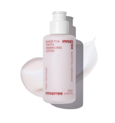 Innisfree NEW Black Tea Youth Enhancing Lotion 170ml Firm & Revitalize Day Care