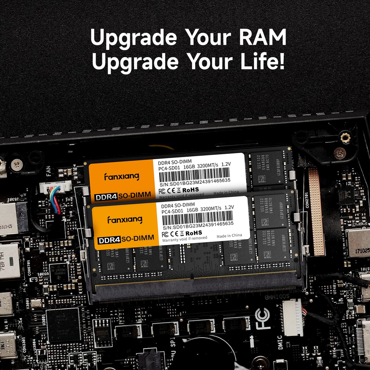 新品　fanxiang DDR4 32GB (16GB x 2) 3200MHz Fanxiang DDR4 RAM 32GB (16GB x 2) 3200MHz Laptop Desktop PC