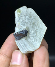 29 Gram-Very Cute Layers Shape Mica Combine Black Tourmaline Crystal
