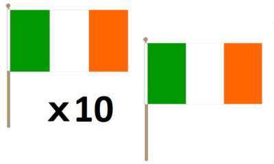 Ulster Provinz Flagge Aufkleber – 6 Stück, 4 X 2,7 Cm, Wetterfestes Vinyl