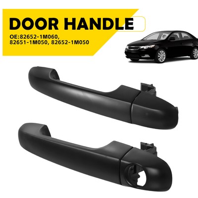 2X Front Exterior Door Handle Driver+Passenger Side For 2010-2013 Kia Forte E