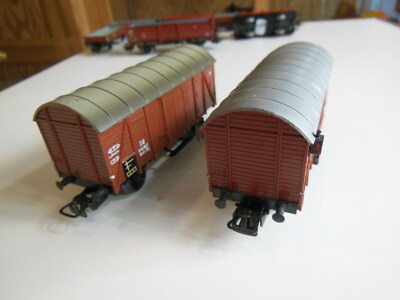 Lot De 2 Wagons Marchandises Märklin Vintage - Échelle HO - Occasion