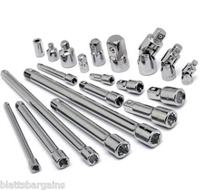 20pc CRAFTSMAN EXTENSION BAR SOCKET ADAPTOR REDUCER UNIVERSAL FLEX ASSORTMENT