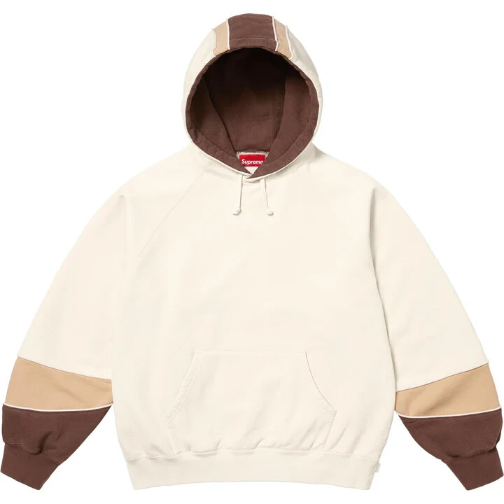 トップス Supreme Paneled Hooded Sweatshirt XXL Supreme Paneled Hooded Sweatshirt Natural | eBay