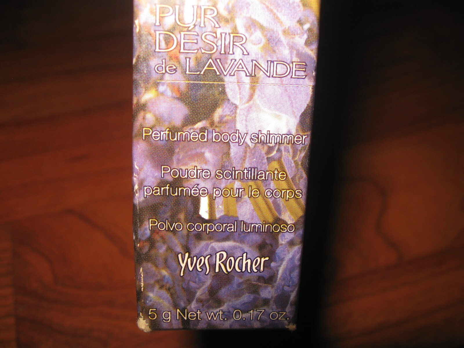 VINTAGE YVES ROCHER PUR DESIR de LAVANDE Lavender Perfumed Body Shimmer