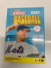 2021 Heritage Baseball Factory Sealed HANGER Box-Loaded!