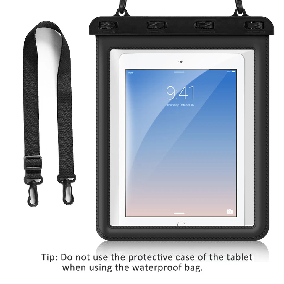 Funda Resistente al Agua Tablet Bolsa Seca con Cordón Hasta 11.5" para Apple iPad Foto 4 de 4