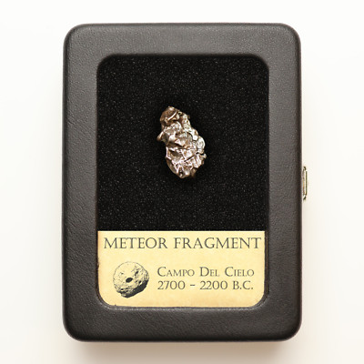 Original Meteorite - Campo Del Cielo Site - With Display Case