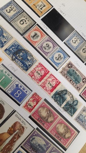 South West Africa stamps on 14 pages 1950s - 1990s Approx 550 different Used/UM - Picture 24 of 24