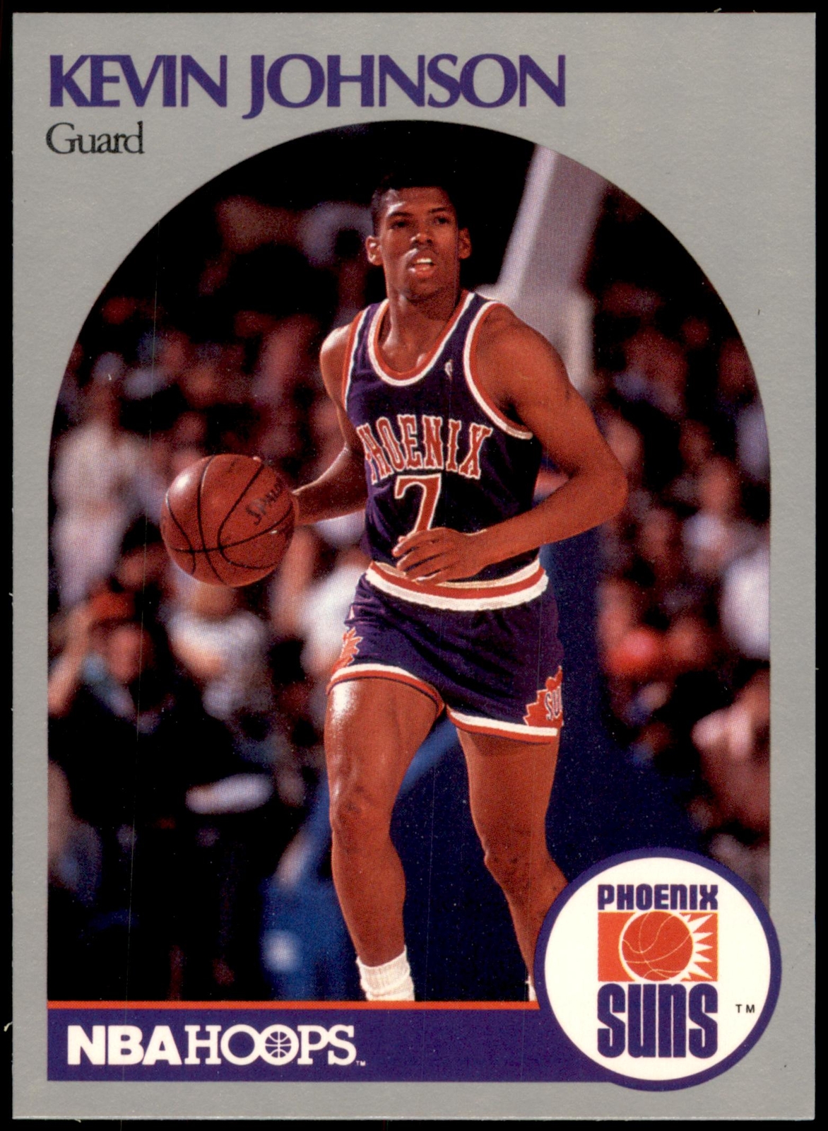 Kevin Johnson #238a 1990-91 Hoops Forward on front second series