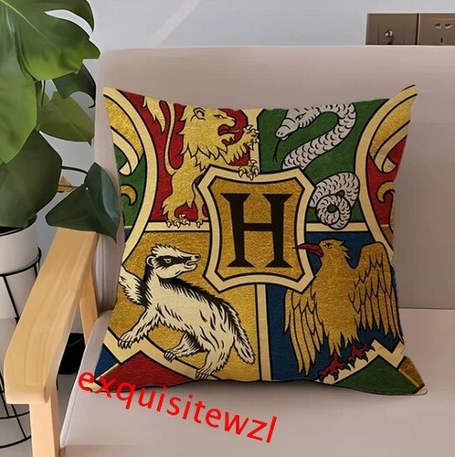 Harry Potter Cushion Cover Home Sofa Throw Pillow Cases Decors 45cm*45cm Gift - Picture 17 of 52