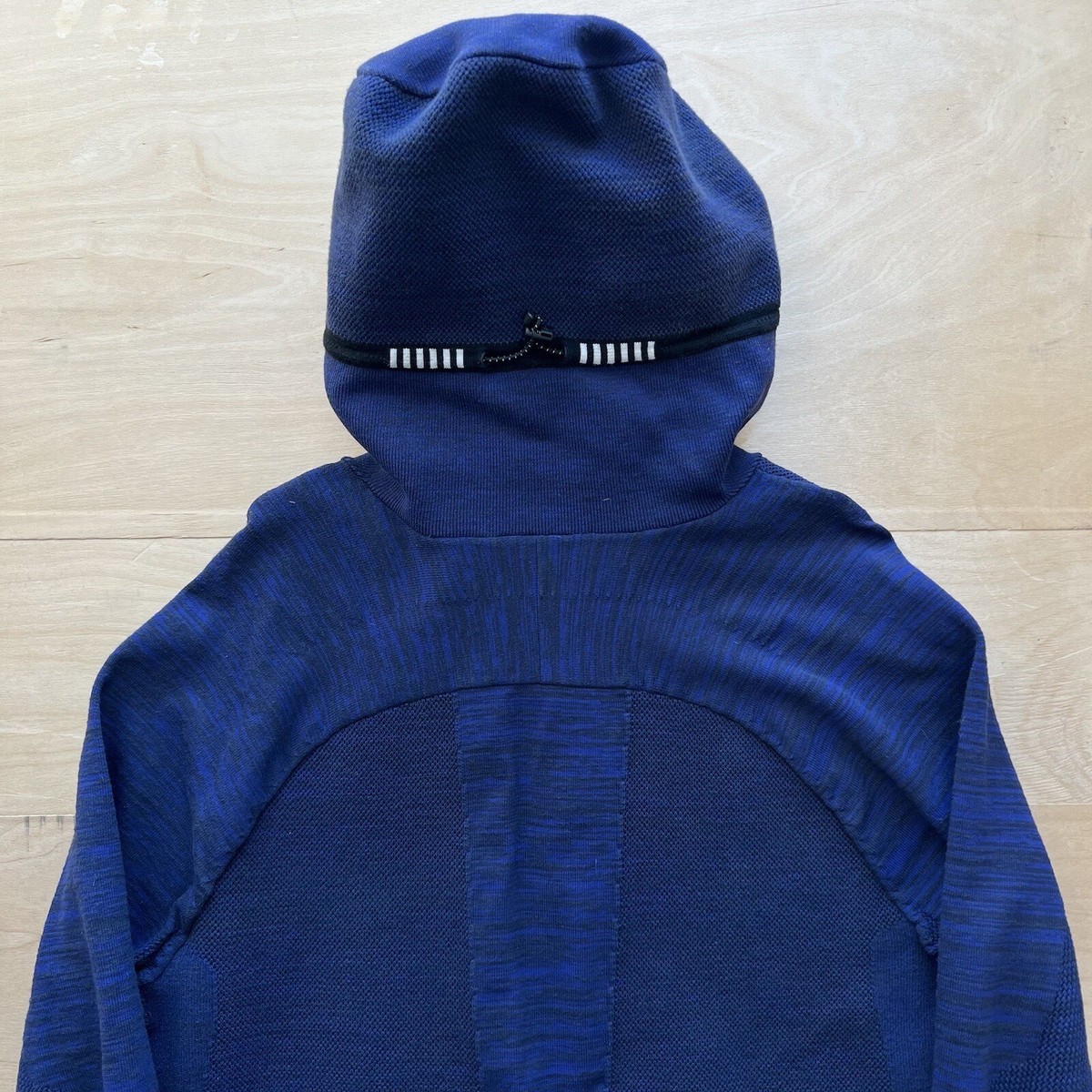 Nike Tech Knit Windrunner Medium Blue Full Zip Jacket Lightweight