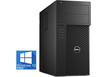 Dell Precision T3620 Gaming PC i5-6500 16GB SSD + HDD DVD GTX 1650