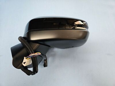 23-24 Honda Crv Left Driver Door Mirror Crystal Black Nh731p 8 Wire Oem