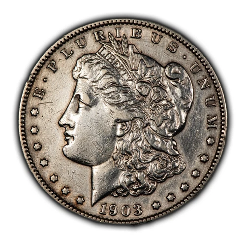 1903-S $1 Morgan Silver Dollar - XF/AU Dets Key Date - SKU-B3857