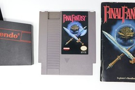 1985 Final Fantasy NES Nintendo W/ 1990 Manual, Dungeon & Game World Maps Set