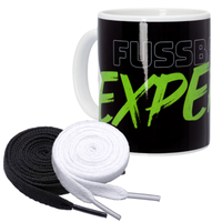 "Vfl Borussia MöNchengladbach Tasse „Experte\" + 2 Paar Fan-SchnüRsenkel"