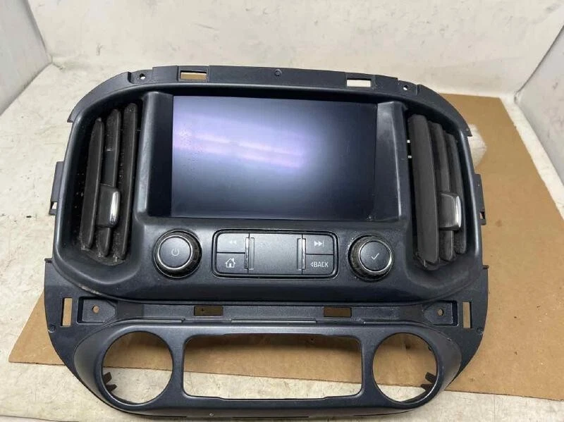 Radio de audio Chevrolet Colorado 2017-2019 con panel de control de pantalla OEM Foto 2 de 4