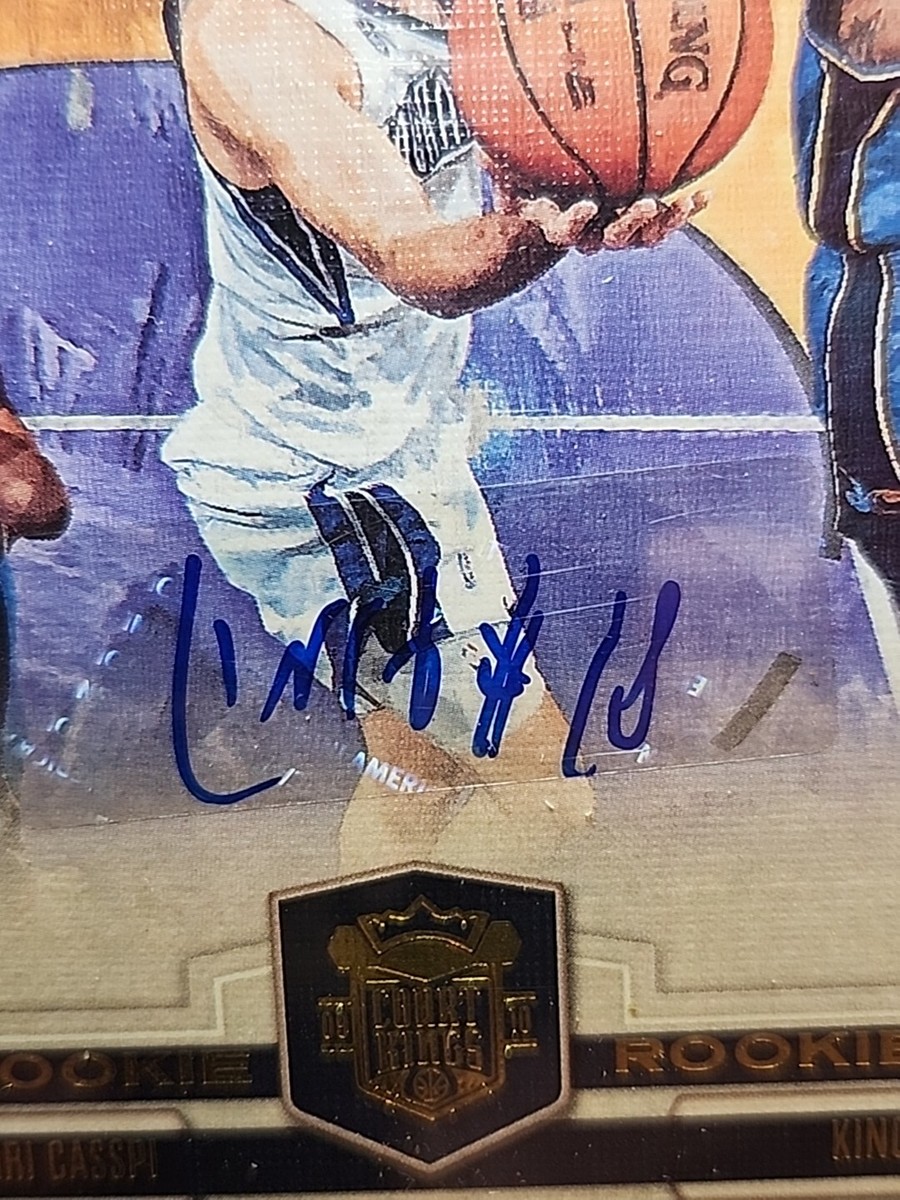 2009-10 COURT KINGS #148 OMRI CASSPI RC AUTO /649 NMT SACRAMENTO