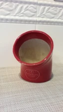Emile Henry Ceramic Salt Pig Container Glazed Burgundy Red Made In France 02.01