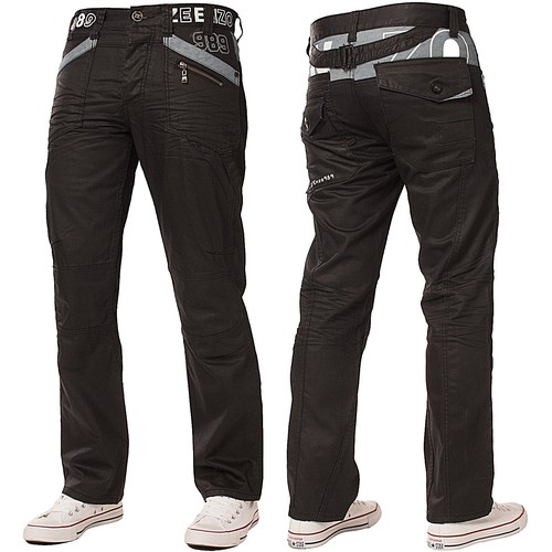 Enzo Jeans Bootcut Uomo, Nero , W42 / L32