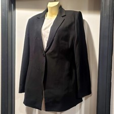 Valerie Stevens Women Black Blazer Size 10