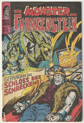   DAS MONSTER VON FRANKENSTEIN #26, Williams/Marvel Comics 1978 COMICHEFT Z2