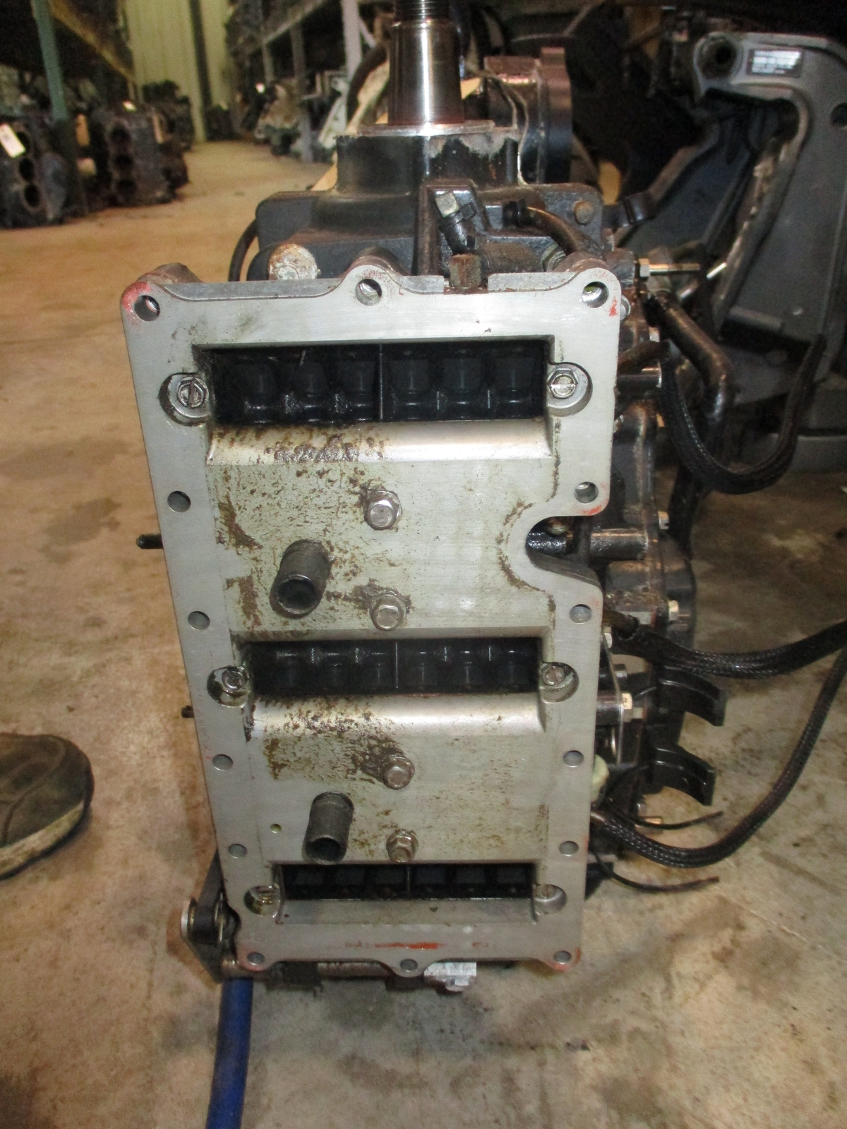 Evinrude ETEC 90hp 2 stroke outboard crankcase powerhead