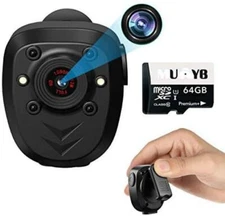 Body Camera Video Recorder Small Cam Digital Camcorder Outdoor Mini Cam Portable
