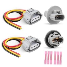 Front Trun Signal Light Socket Pigtail Connector Wiring Harness Fit for Toyota