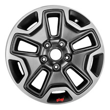 Metallic Polished 10 Slot 17 X 7.5 Used Wheel Metallic Polished 10 Slot 17 X 7.5 Used Wheel