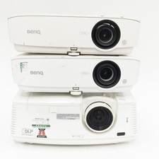 3 x Projectors - BenQ MS531 - BenQ MW535 - Mitsubishi XD700U - No Lamps Untested