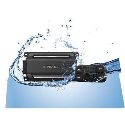 Kenwood KAC-M5024BT Compact Bluetooth 4-Channel Powersports/Marine Amplifier