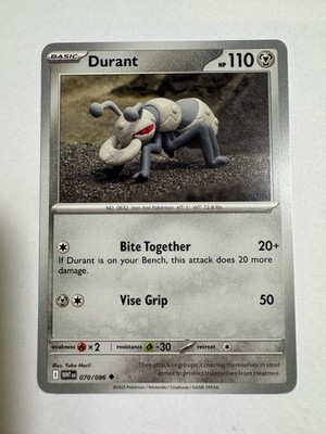Durant 070/086 Uncommon White Flare Pokemon Near Mint