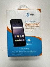 AT T Go Phone ALCATEL Ideal 8GB 4.5" Prepaid Smartphone Slate Blue - NEW