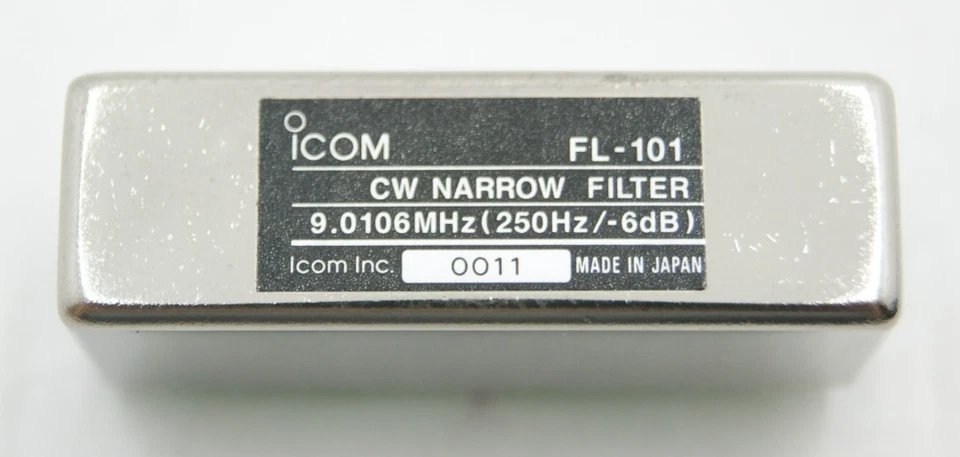 ICOM FL-101 CW Narrow Filter 9,0106MHz (250Hz/-6dB) Top Zustand