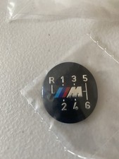 Original BMW E34 E36 E46 Z4 M3 M5 6 Gang Schaltknauf Emblem. M Sport