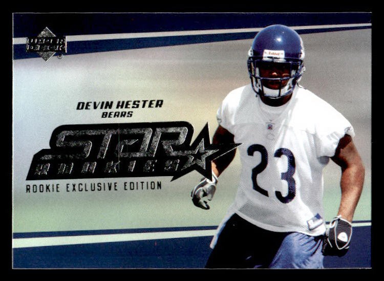 Devin Hester 2006 Upper Deck Rookie Exclusive Edition Star Rookies #244 ESE