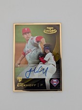 2016 Topps Gold Label Jerad Eickhoff Framed Autographs #GLFA-JE