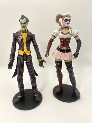 DC Direct Batman Arkham Asylum Series 1 Joker and Harley Quinn DAMAGED READ DESC