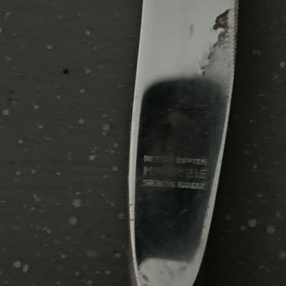 8 REED & BARTON Mirrorstele серебро ручки ужин масло ножи лот - Изображение 4 из 4