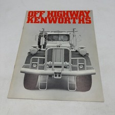 1971 Kenworth Off Highway Truck Sales Brochure 850 953 984 Oilfield Logging