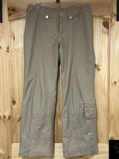 NILS Women  s Betty Snow Boarding Ski Pants Size 8 Tan Breathable Water Proof