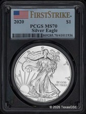 2018 $1 Silver Eagle (Regular Strike) Silver Eagles - PCGS CoinFacts