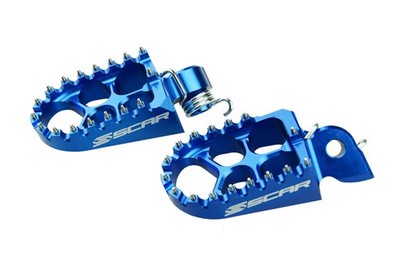 Fußrasten Evolution blau SCAR für BETA RR 200 2T ENDURO 2019