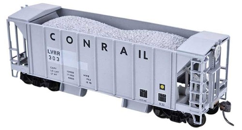 Bowser #3-1716 HO 70 toneladas 2 bahías coche de lastre LVRR #303 ex-Conrail KIT | Zustand: New