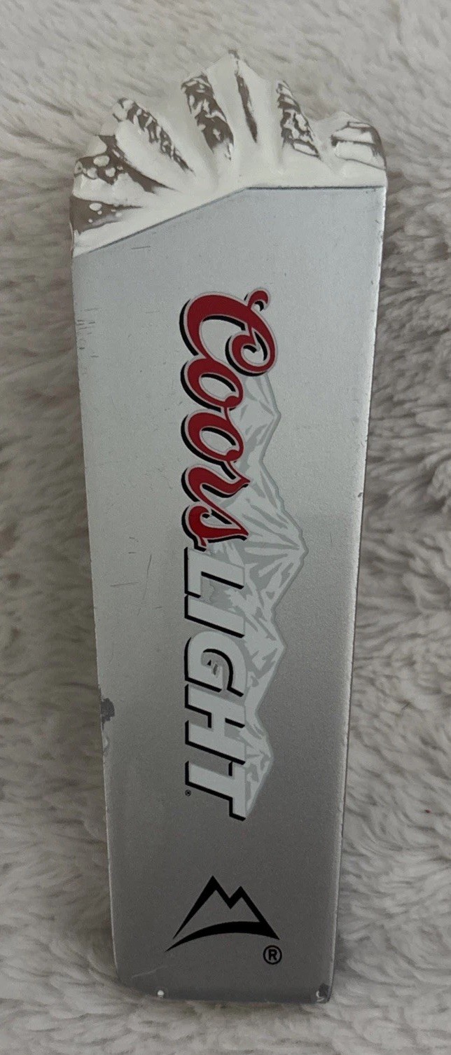 Coors Light 6 Inch Small Beer Tap Handle for Draft Dispenser
